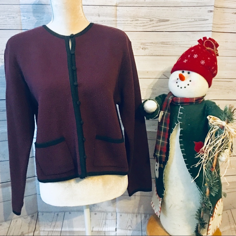 SALE Liz Claiborne Petite Collection Cardigan S L